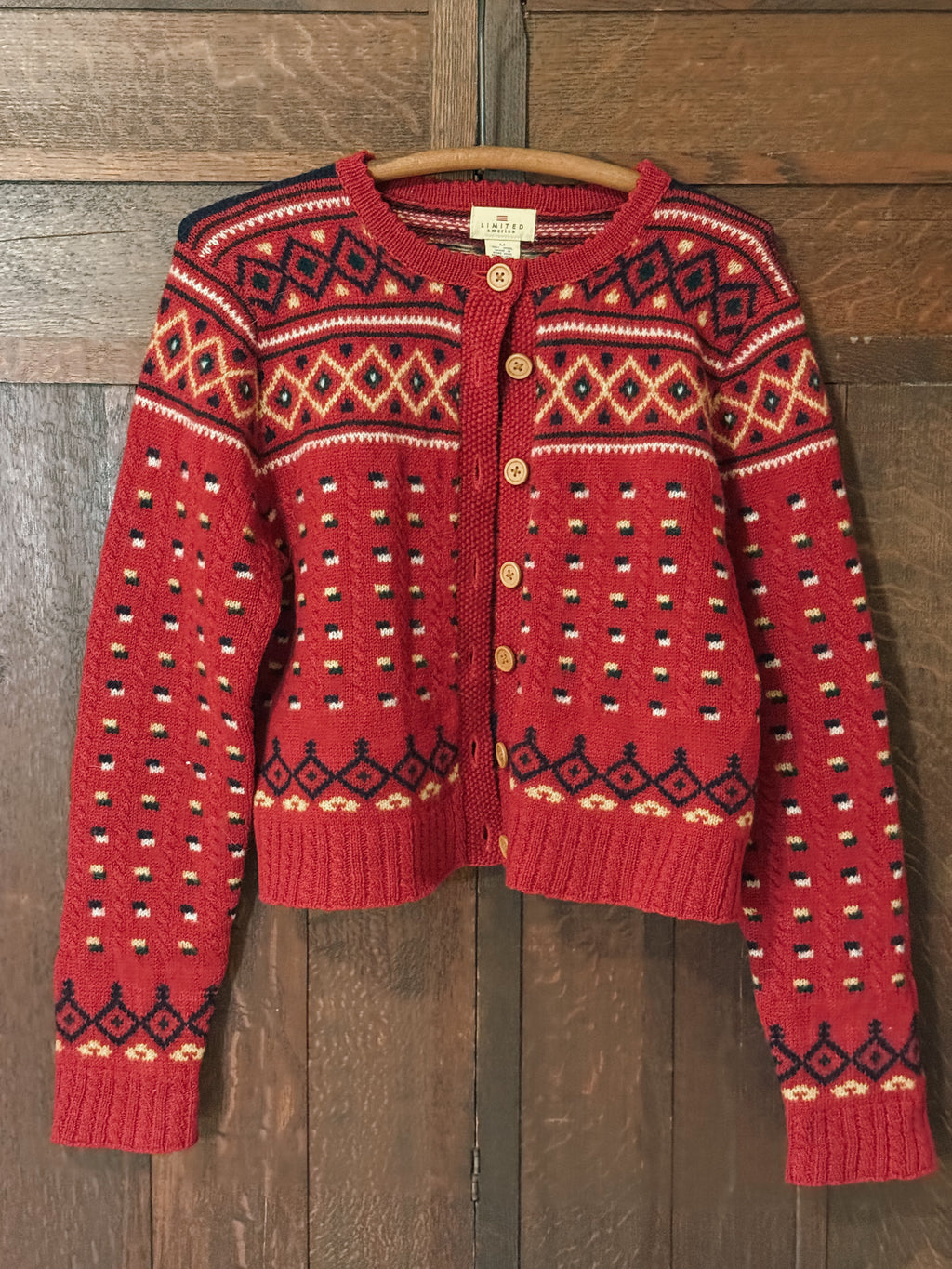 Wool Button Up Cardigan