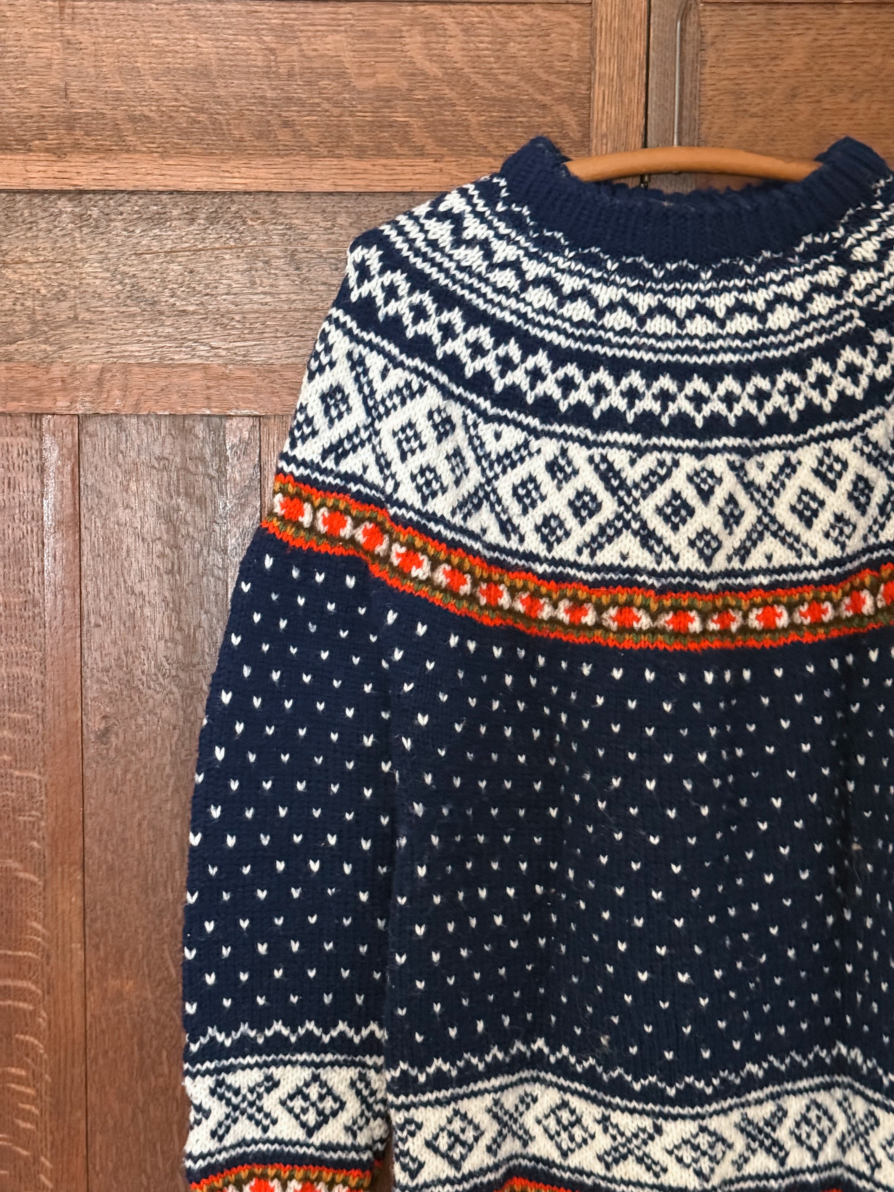 Hand Knit Nordic Ski Sweater