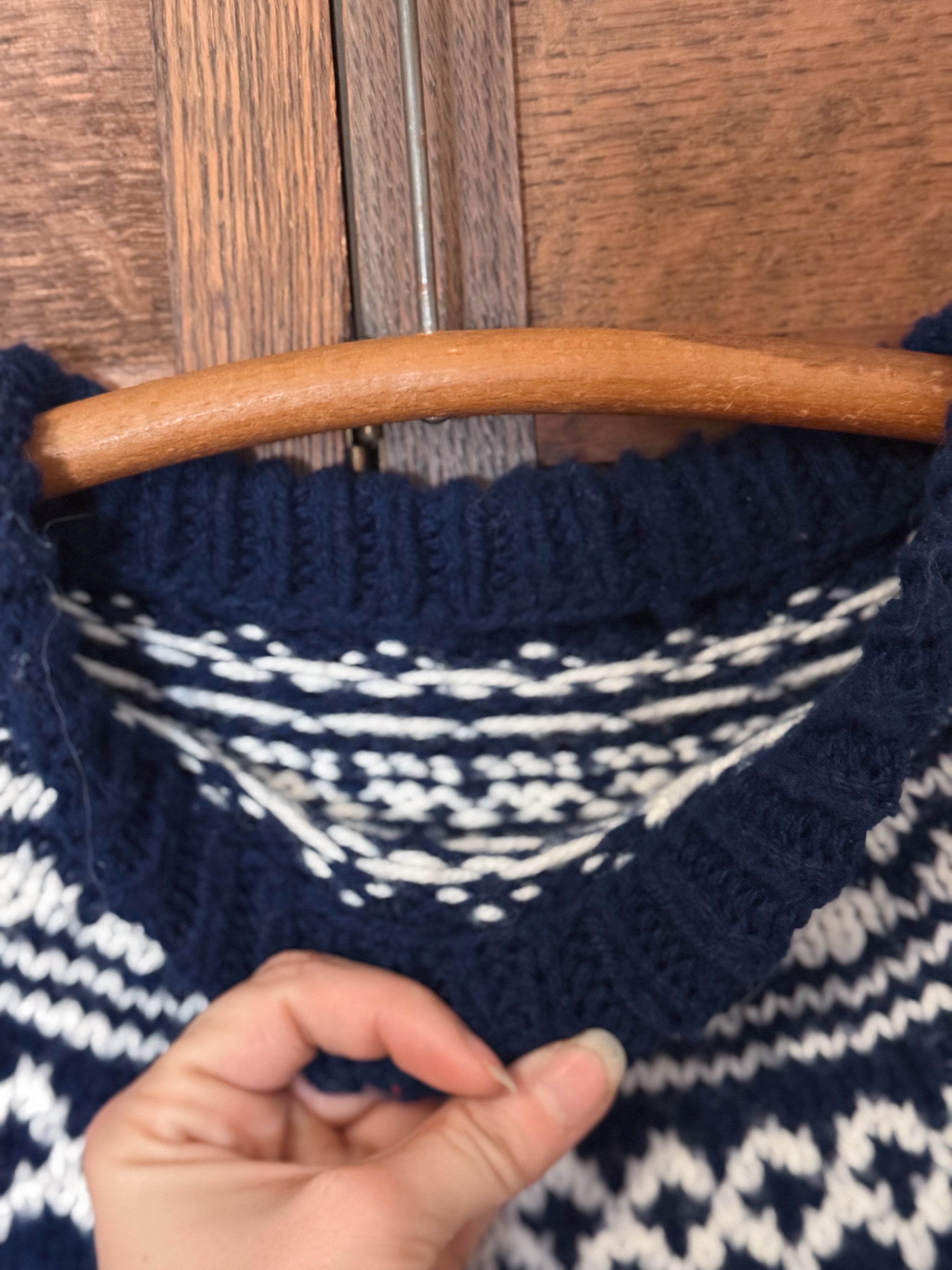 Hand Knit Nordic Ski Sweater