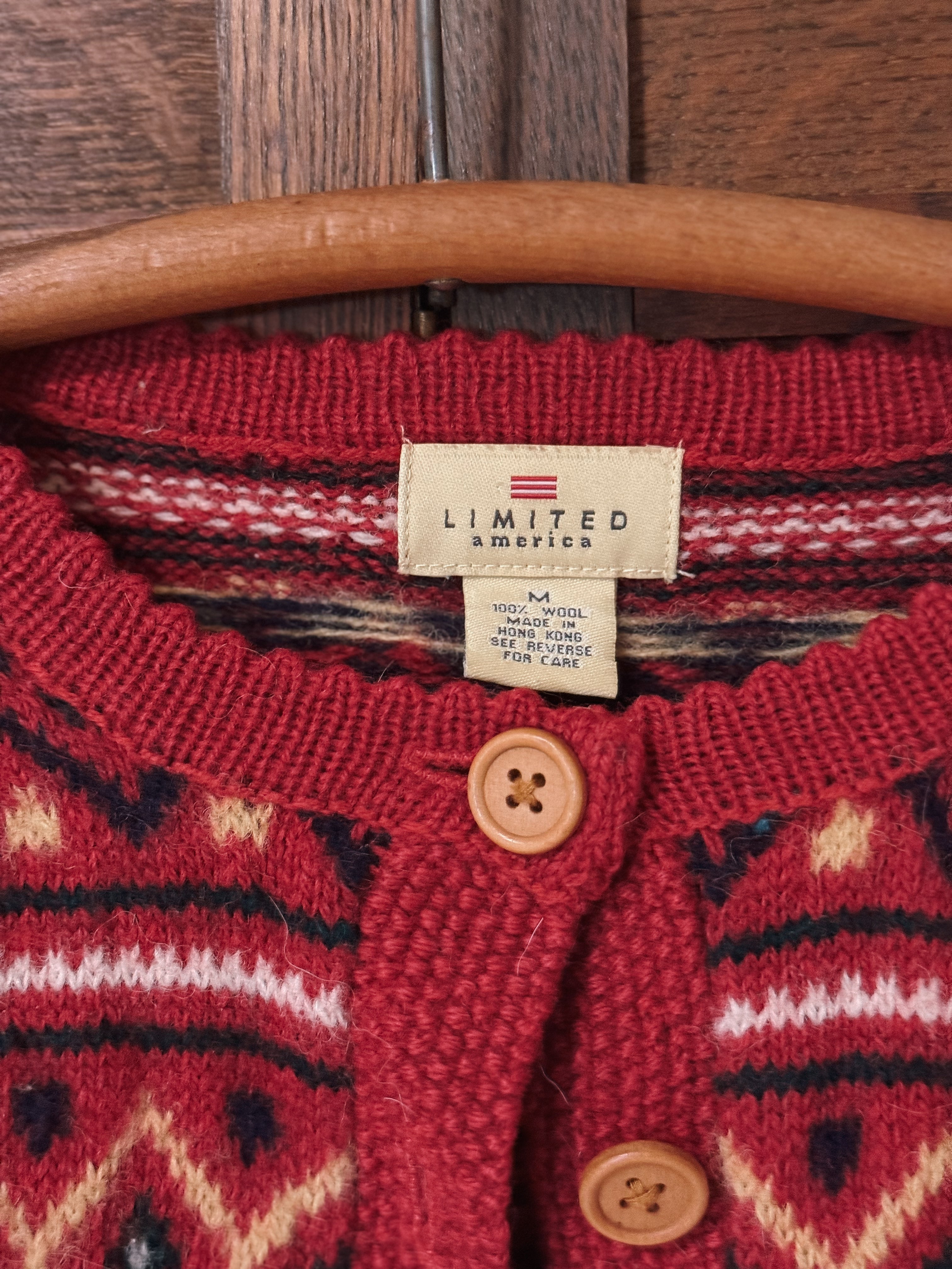 Wool Button Up Cardigan