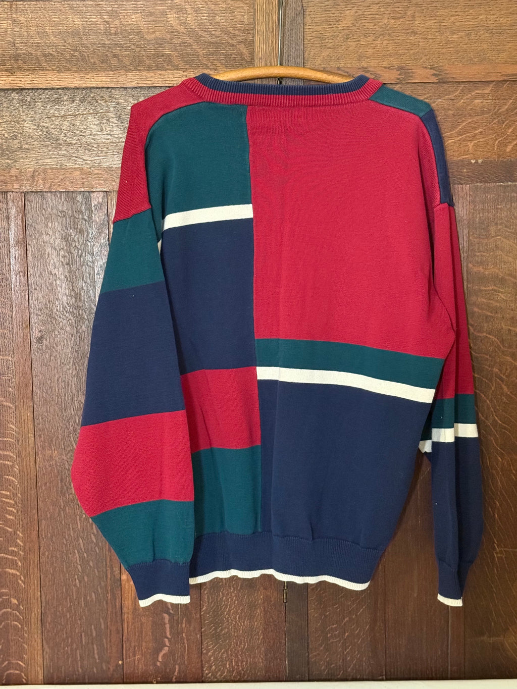 North Wales Sportswear Colorblock Sweater