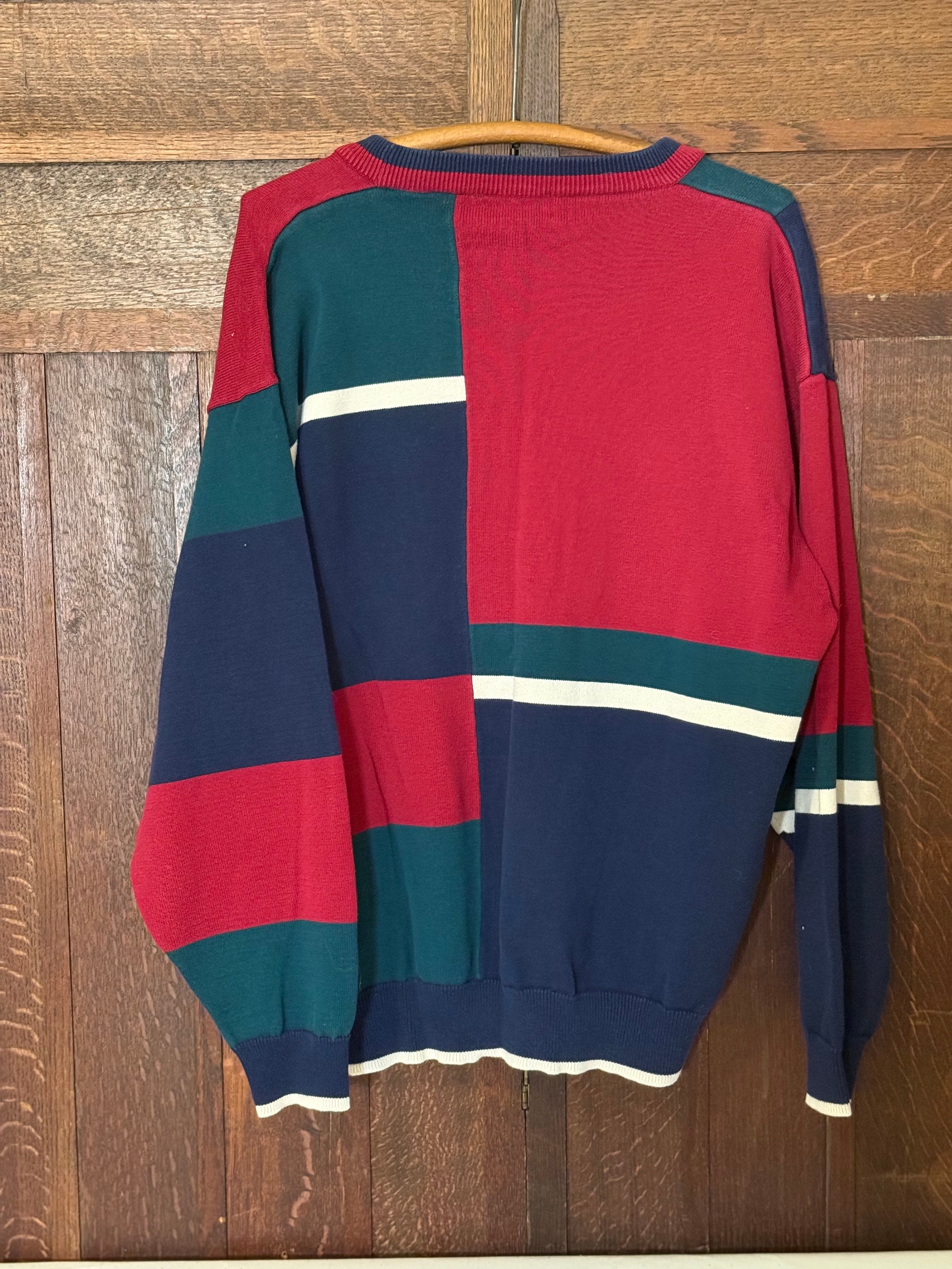 North Wales Sportswear Colorblock Sweater