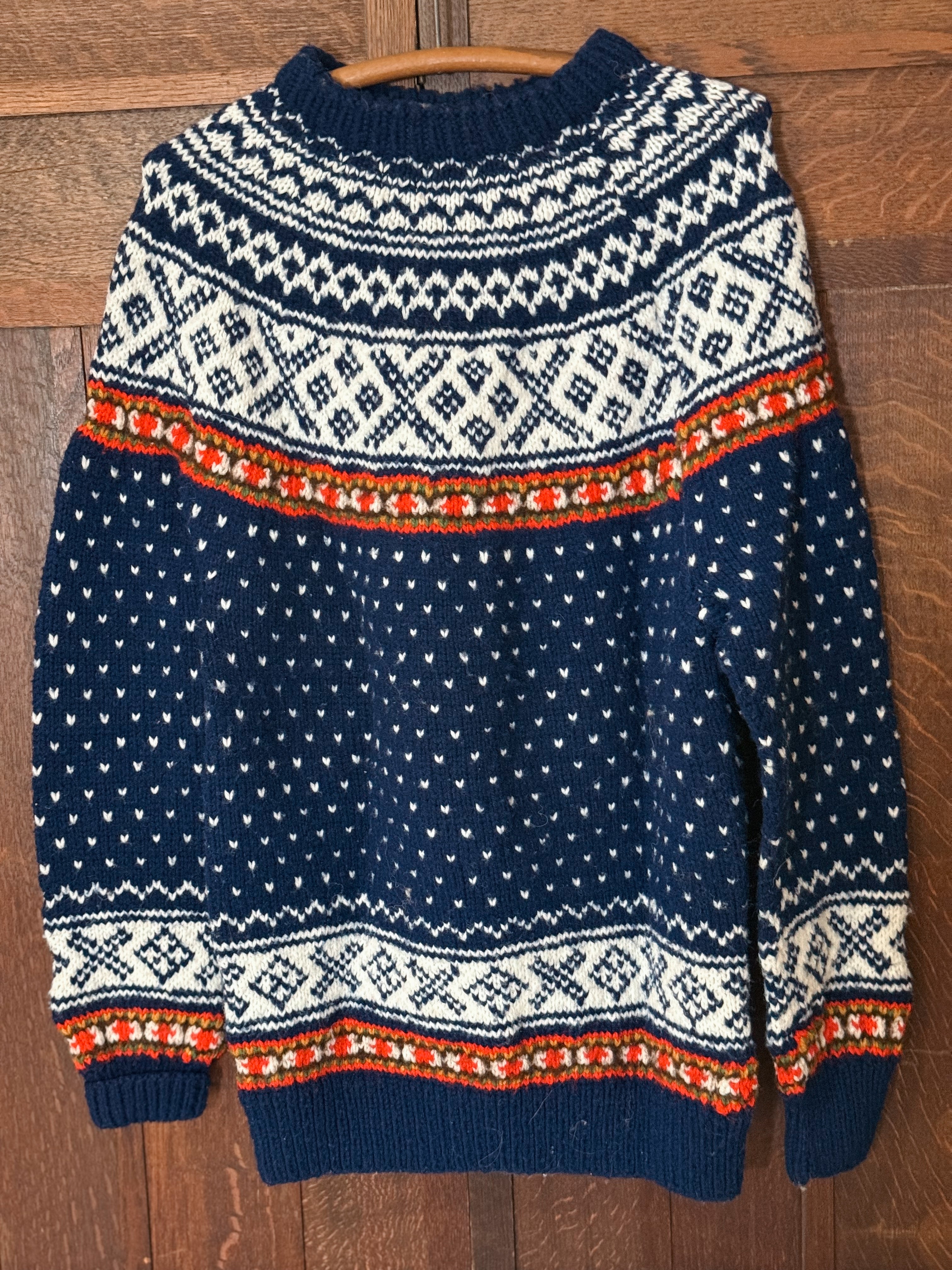 Hand Knit Nordic Ski Sweater